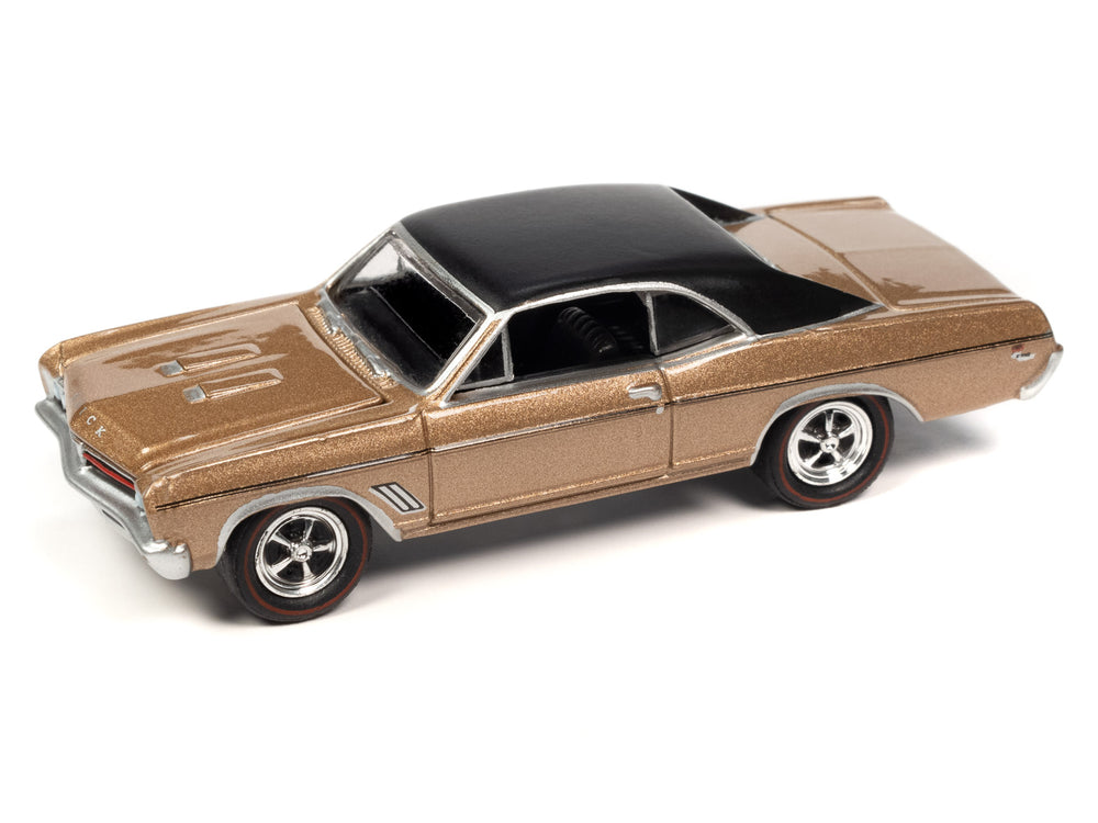 Johnny Lightning Muscle Cars 1967 Buick GS 400 (Gold Mist Poly w/Flat Black Roof) 1:64 Scale Diecast