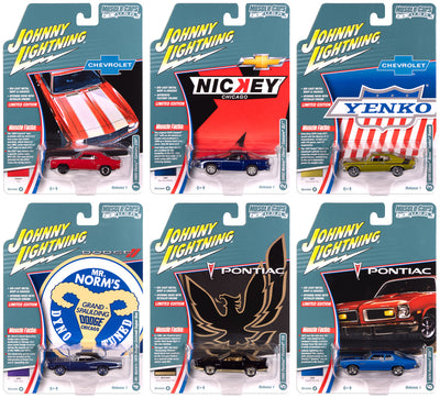 "PRE-ORDER" Johnny Lightning Muscle Cars USA 2025 Release 1 Set B (6-Car Sealed Case) 1:64 Diecast (DUE NOVEMBER 2025)