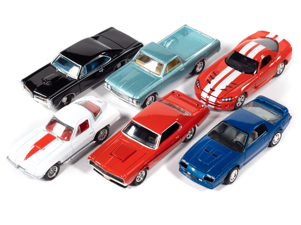 "PRE-ORDER" Johnny Lightning Muscle Cars USA 2025 Release 3 Set A (6-Car Sealed Case) 1:64 Diecast (DUE LATE AUGUST 2026)