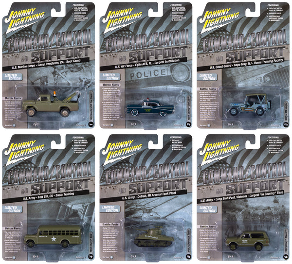 Johnny Lightning Military 2024 Release 2 Set B (6-Piece Sealed