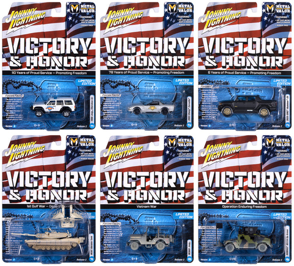 Johnny Lightning Military 2025 Release 2 Set B (6-Piece Sealed