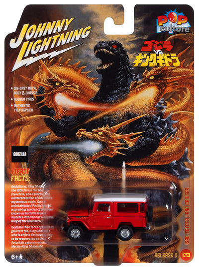Johnny Lightning Godzilla 1980 Toyota Land Cruiser 1:64 Scale Diecast