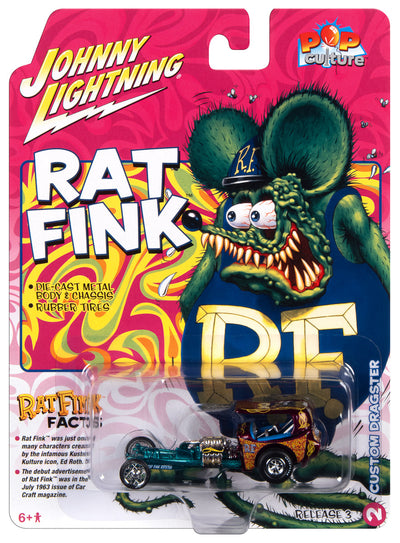 Johnny Lightning Rat Fink Dragster 1:64 Scale Diecast