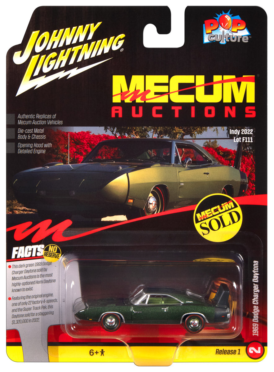 Johnny Lightning Mecum Auctions 1969 Dodge Charger Daytona 1 64 Scale Auto World Store