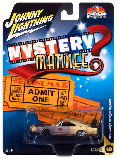 Johnny Lightning Mystery Matinee 1969 Dodge Charger Daytona 1:64 Scale Diecast