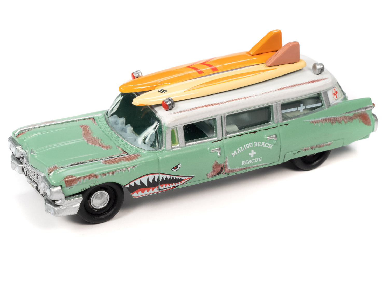Johnny Lightning 2023 Release 2 Surf Rods Version A (2-Pack) 1:64 Scale Diecast