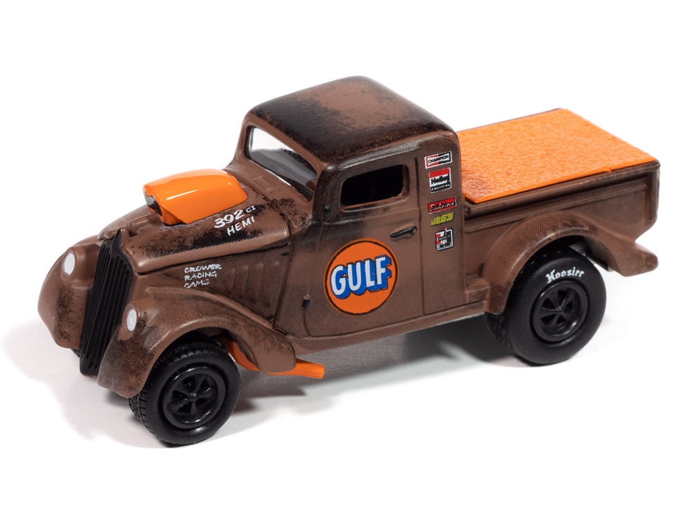 Johnny Lightning 2024 Release 1 Willys Gassers A (2-Pack) 1:64 Scale Diecast