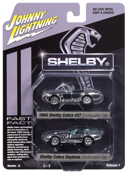 ジョニーライトニング2026 リリース1　シェルビー(2パック) B Johnny Lightning 2025 Release 1 Shelby A (2-Pack) 1:64 Scale
