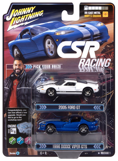 "PRE-ORDER" Johnny Lightning 2026 Release 1 CSR Racing A (2-Pack) 1:64 Scale Diecast (DUE OCTOBER 2026)
