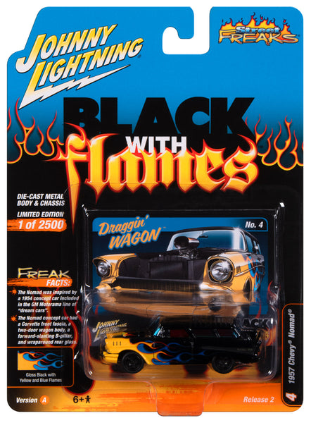 Johnny Lightning Street Freaks 1957 Chevrolet Nomad (Black