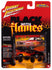 Johnny Lightning Street Freaks 1974 Pontiac GTO (Black w/Flames) (Black/Red, Orange & Yellow) 1:64 Scale Diecast