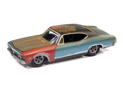 "PRE-ORDER" Johnny Lightning Street Freaks 1968 Chevy Chevelle (Project in Progress) (Tripoli Turquoise) 1:64 Scale Diecast (DUE LATE OCTOBER 2025)