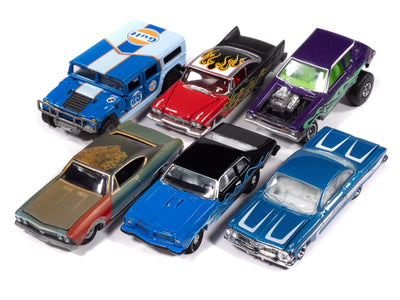 "PRE-ORDER" Johnny Lightning Street Freaks 2025 Release 1 Set B (6-Car Sealed Case) 1:64 Scale Diecast (DUE LATE OCTOBER 2025)