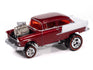 "PRE-ORDER" Johnny Lightning Street Freaks 1955 Chevy Bel Air Gasser Zingers (Candy Apple Red w/ White 2-Tone Sides) 1:64 Scale Diecast (DUE OCTOBER 2025)