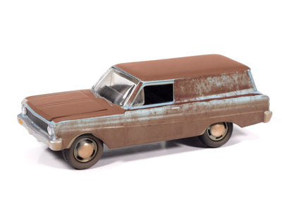 "PRE-ORDER" Johnny Lightning Street Freaks 1964 Ford Falcon Delivery Project in Progress (Skylight Blue w/ Rust Patina) 1:64 Scale Diecast (DUE OCTOBER 2025)