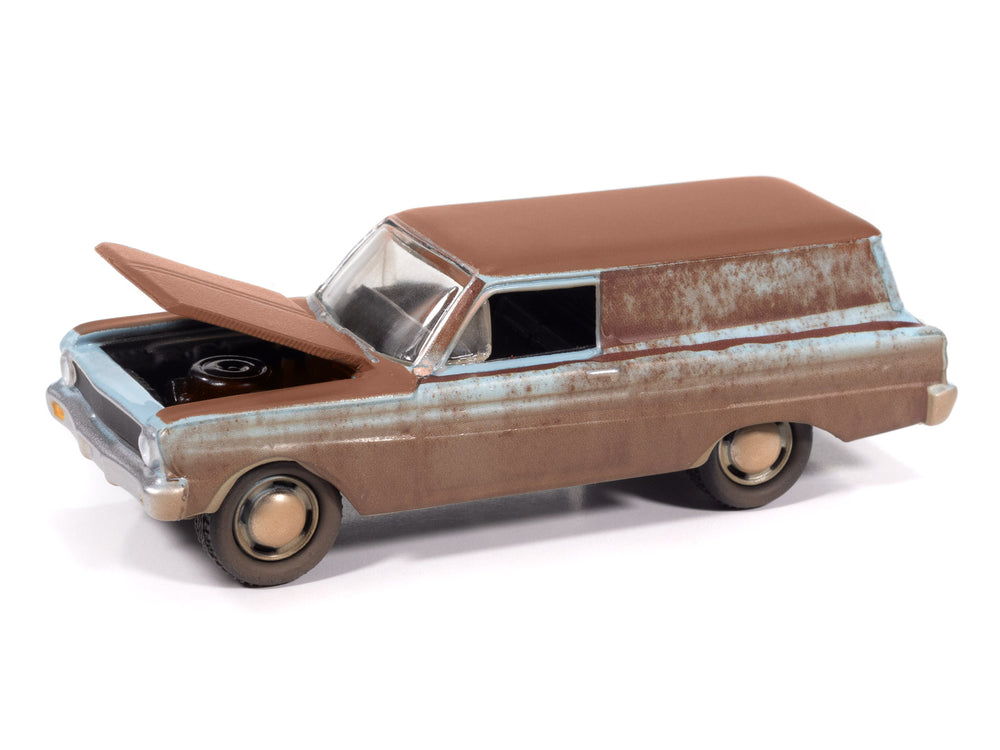 "PRE-ORDER" Johnny Lightning Street Freaks 1964 Ford Falcon Delivery Project in Progress (Skylight Blue w/ Rust Patina) 1:64 Scale Diecast (DUE OCTOBER 2025)