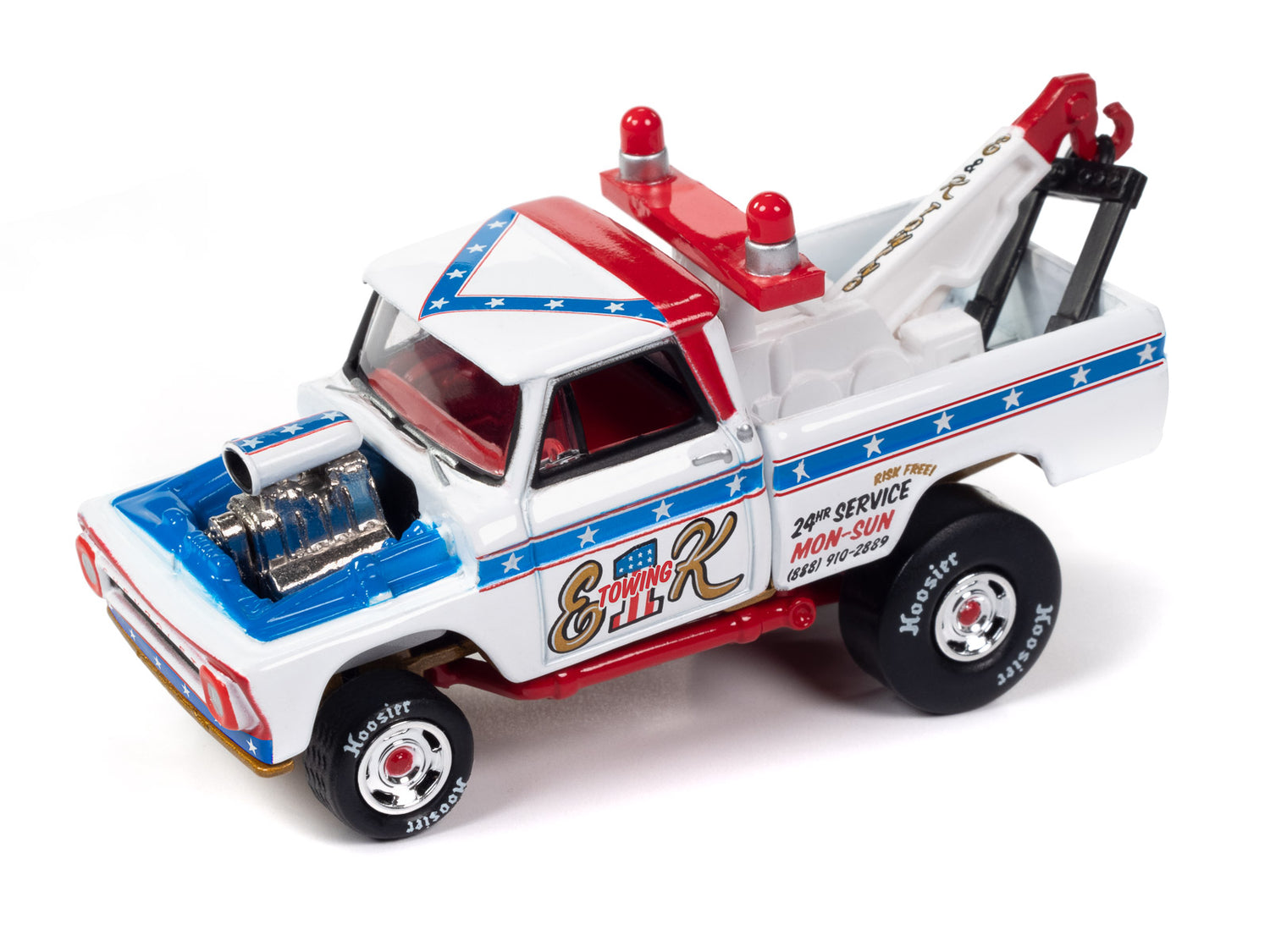 Johnny Lightning Street Freaks 1965 Chevy Tow Truck Zinger 1:64 Scale Diecast