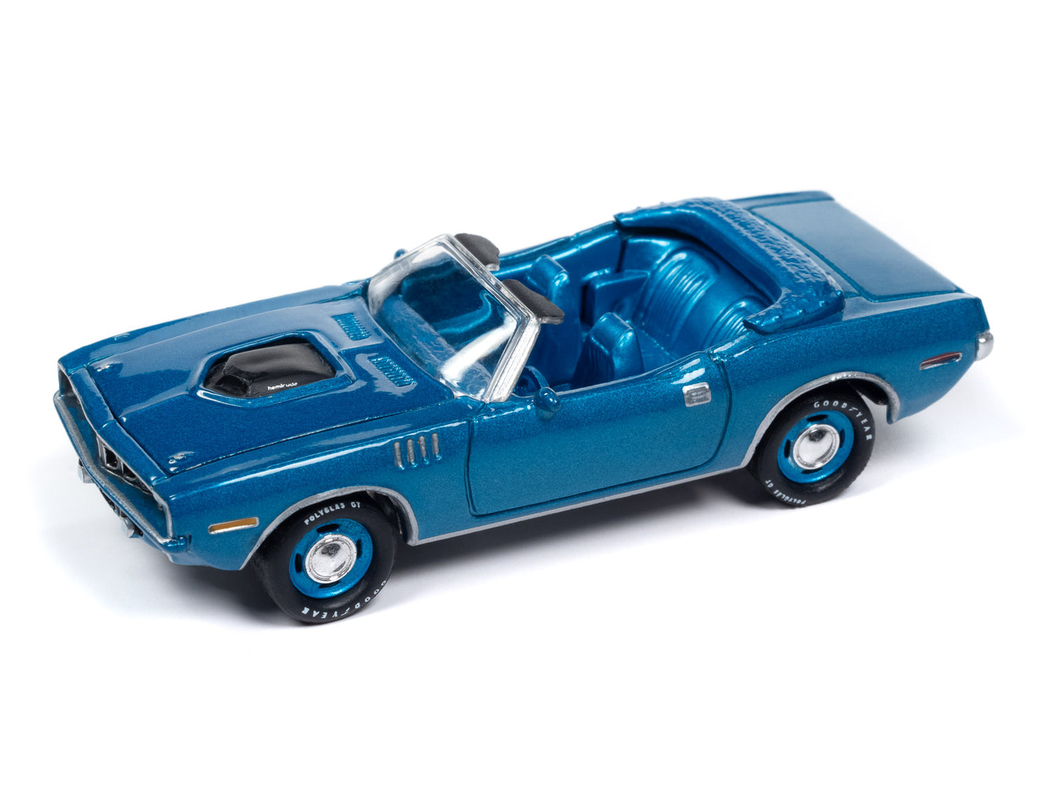 Johnny Lightning Mecum 1971 Plymouth Cuda Convertible 1:64 Scale Diecast