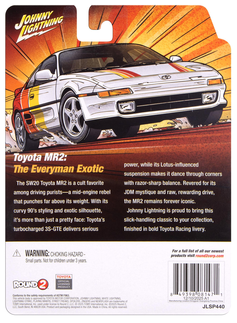 Johnny Lightning Hobby Exclusive 1991 Toyota MR2 1:64 Scale Diecast