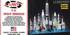 Atlantis U.S. Space Missiles Set (36 Missiles) 1:128 Scale Model Kit