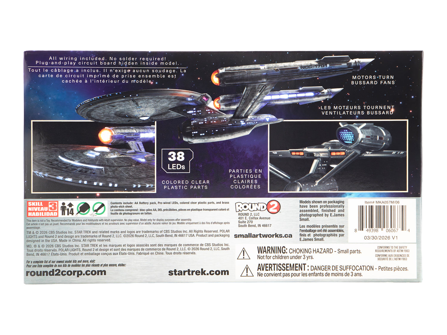 Polar Lights Star Trek Strange New Worlds U.S.S. Enterprise Light Kit 1:1000 Scale