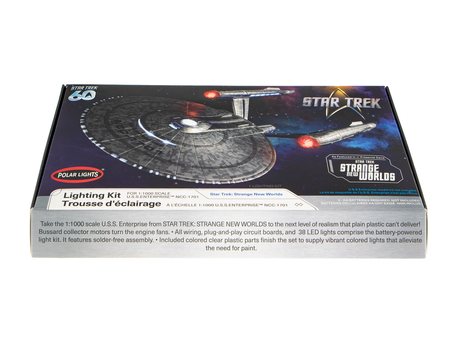 Polar Lights Star Trek Strange New Worlds U.S.S. Enterprise Light Kit 1:1000 Scale