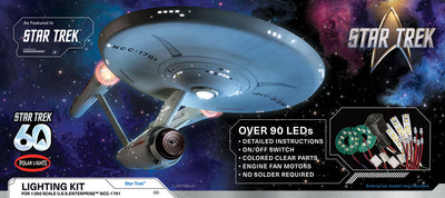 "PRE-ORDER" Polar Lights Star Trek The Original Series USS Enterprise 60th Anniversary Lighting Set 1:350 Scale (DUE JUNE 2026)