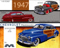 Moebius 1947 Chevy Aero Sedan 1/25 Scale Model Kit