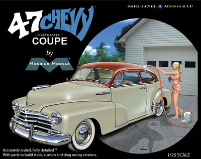 Moebius 1947 Chevy Fleetmaster Coupe 1/25 Scale Model Kit