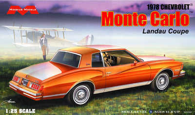 Moebius 1978 Chevy Monte Carlo Landau Coupe 1/25th Scale Model Kit