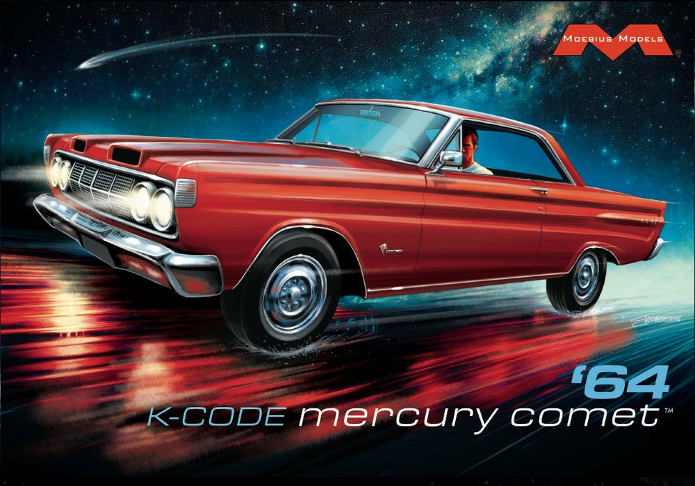 Moebius 1964 K-Code Mercury Comet 1/25th Scale Model Kit