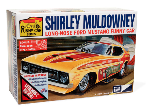 MPC Shirley Muldowney Long Nose Ford Mustang FC 1:25 Scale Model