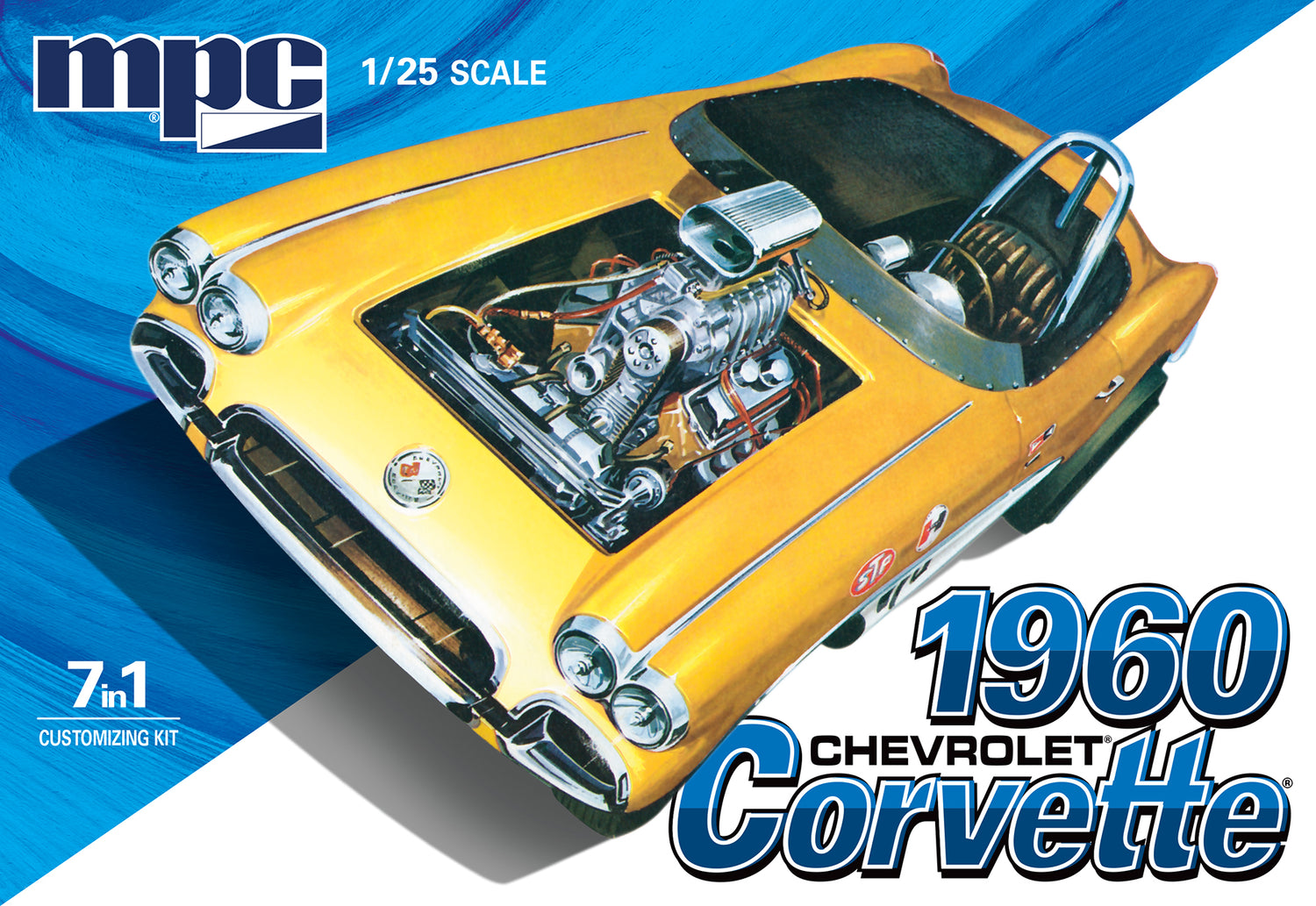 MPC 1960 Chevy Corvette 7-in-1 1:25 Scale Model Kit