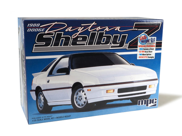 MPC 1988 Dodge Shelby Daytona 1:25 Scale Model Kit | Auto World Store