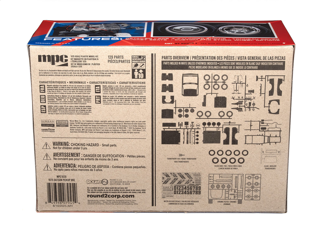 MPC 1975 Datsun Pickup BRE 1:25 Scale Model Kit