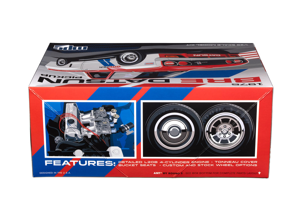 MPC 1975 Datsun Pickup BRE 1:25 Scale Model Kit