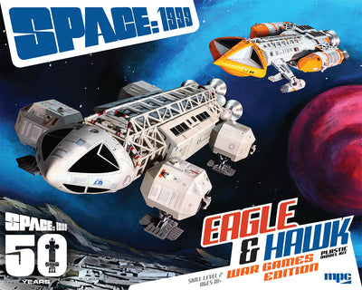 "PRE-ORDER" MPC Space 1999: Eagle & Hawk War Games Edition 1:72 Scale Model Kit (DUE JANUARY 2026)