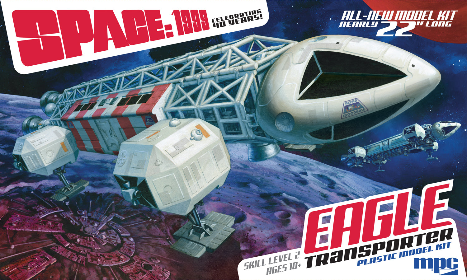 MPC Space 1999 - Eagle Transporter 1:48 Scale Model Kit