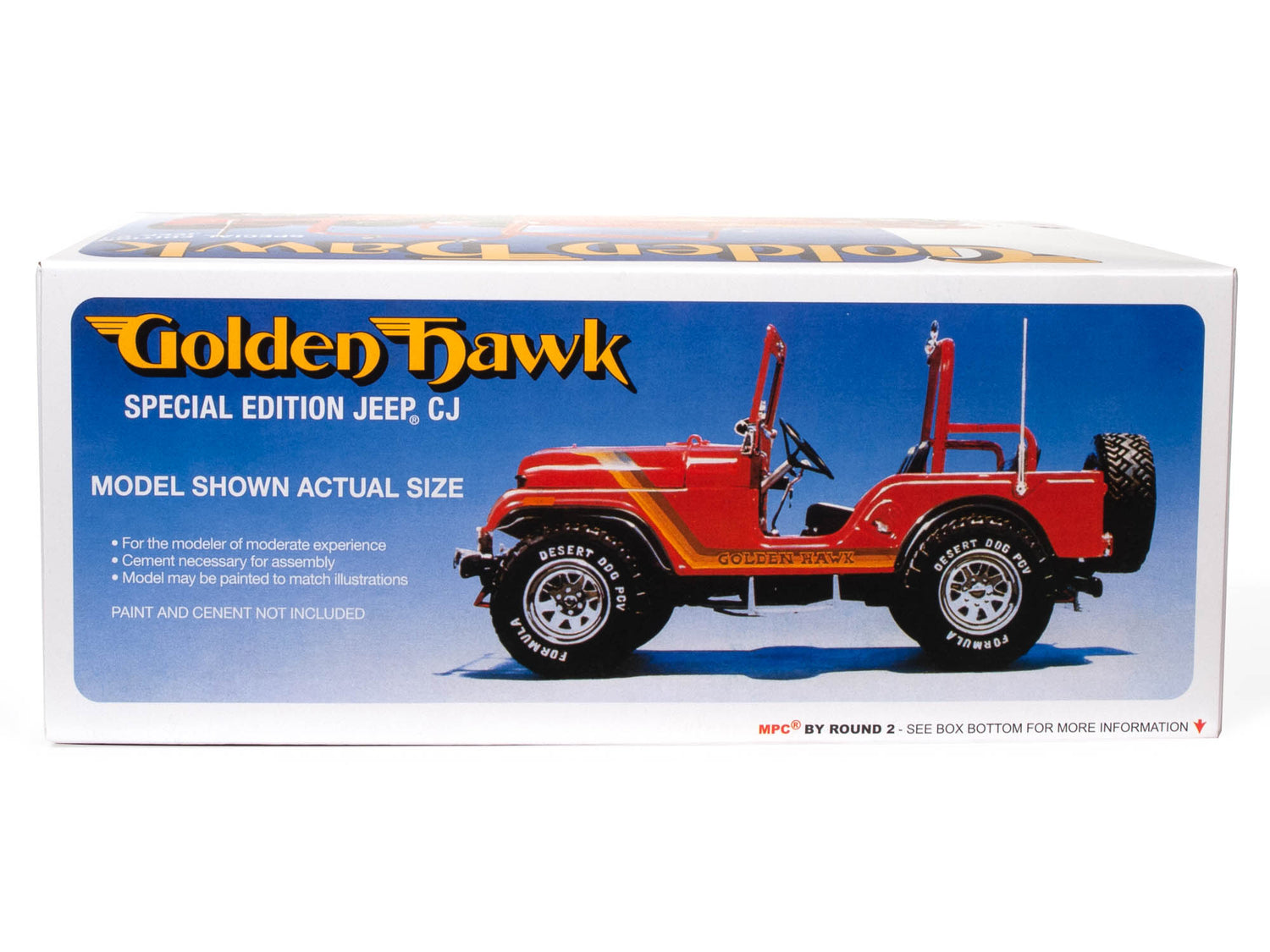 MPC 1981 Jeep CJ5 Golden Hawk 1:25 Scale Model Kit