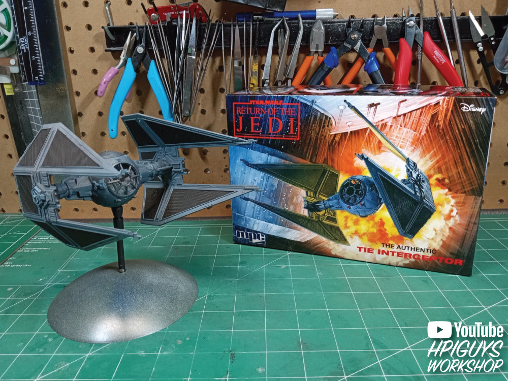MPC Star Wars Return of the Jedi Tie Interceptor 1 48 Scale Model Kit Auto World Store