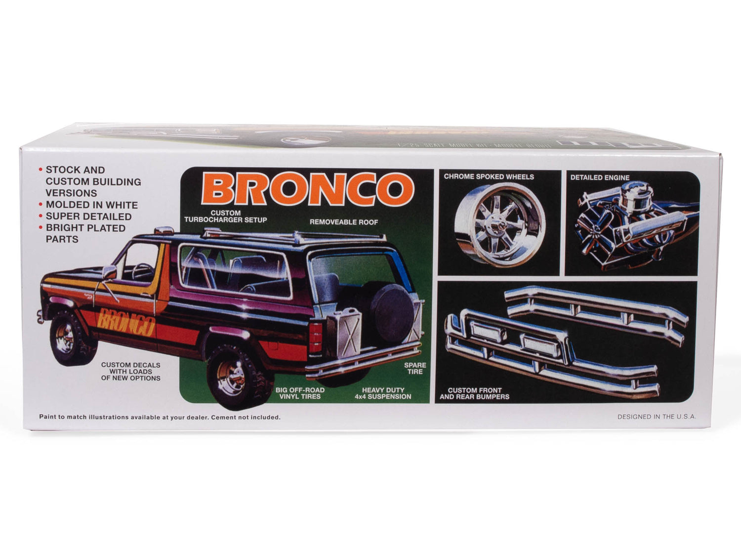 MPC 1982 Ford Bronco 1:25 Scale Model Kit