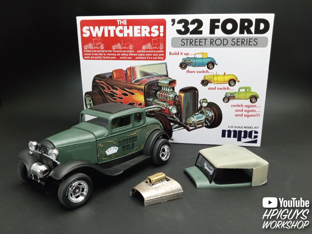 MPC 1932 Ford Switchers Roadster/Coupe 1:25 Scale Model Kit