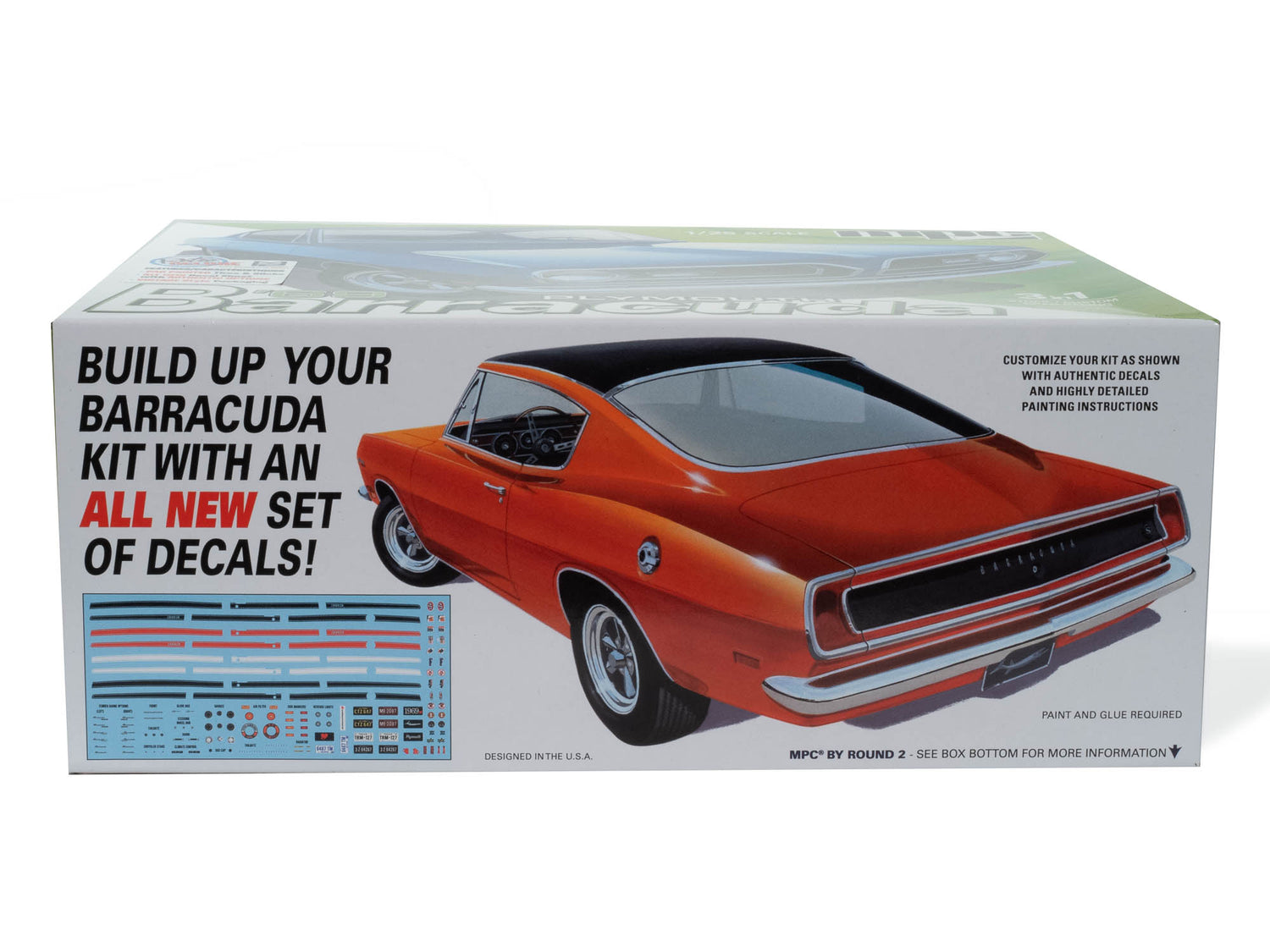 MPC 1969 Plymouth Barracuda 1:25 Scale Model Kit