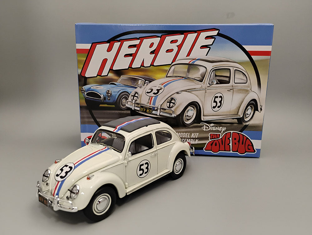 "PRE-ORDER" Polar Lights Herbie Volkswagen Beetle 1:25 Scale Snap Kit (DUE MAY 2025)