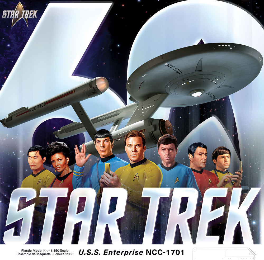 "PRE-ORDER" Polar Lights Star Trek: The Original Series U.S.S. Enterprise 60th Anniversary Edition 1:350 Scale Model Kit (DUE OCTOBER 2026)