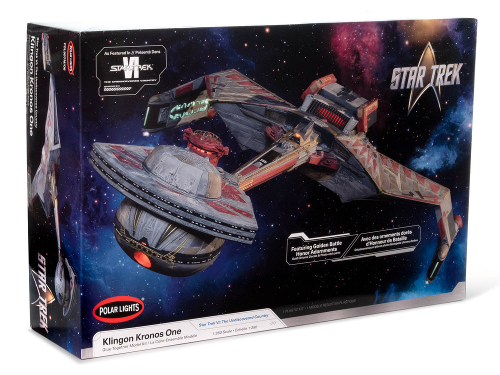 Polar Lights Star Trek 6: The Undiscovered Country Klingon Kronos 1 1:350 Scale Model Kit
