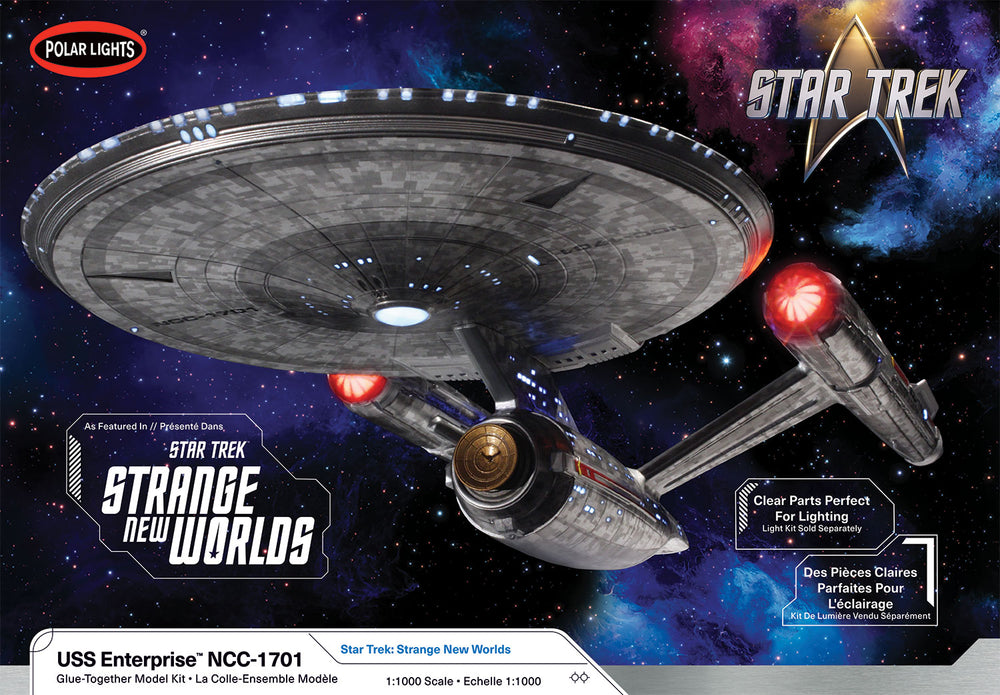 Polar Lights 1:1000 Star Trek Enterprise NX-01 Refit kit