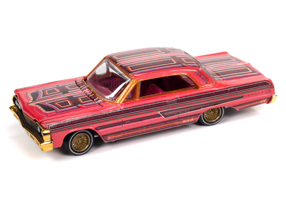 Racing Champions 1964 Chevy Impala (Lowrider) (Metallic Magenta) 1:64 Scale Diecast