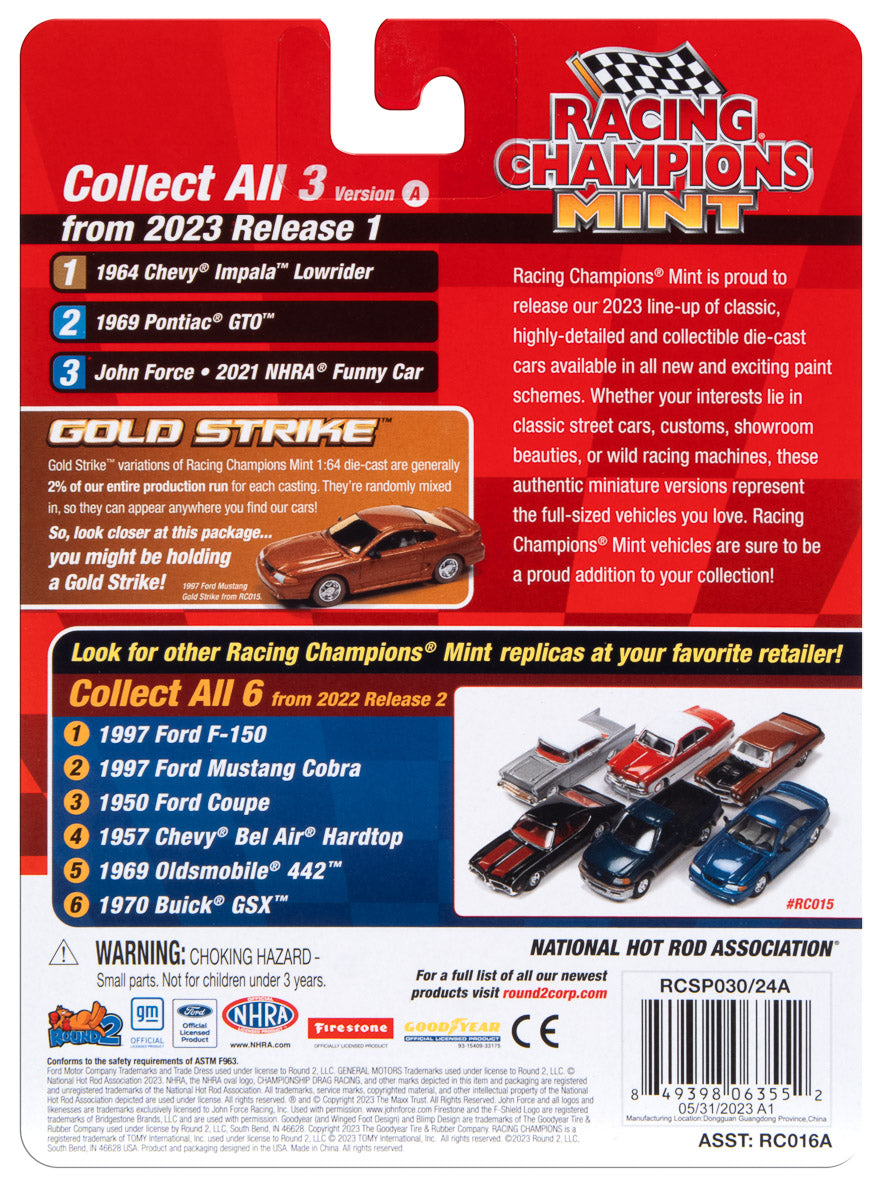 Racing Champions 1964 Chevy Impala (Lowrider) (Metallic Green) 1:64 Scale Diecast