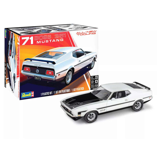Revell 1971 Mustang Boss 351 1:25 Scale Model Kit | Auto World Store